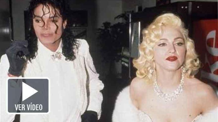 Madonna y Michael Jackson en una fotografía de los años 80.
