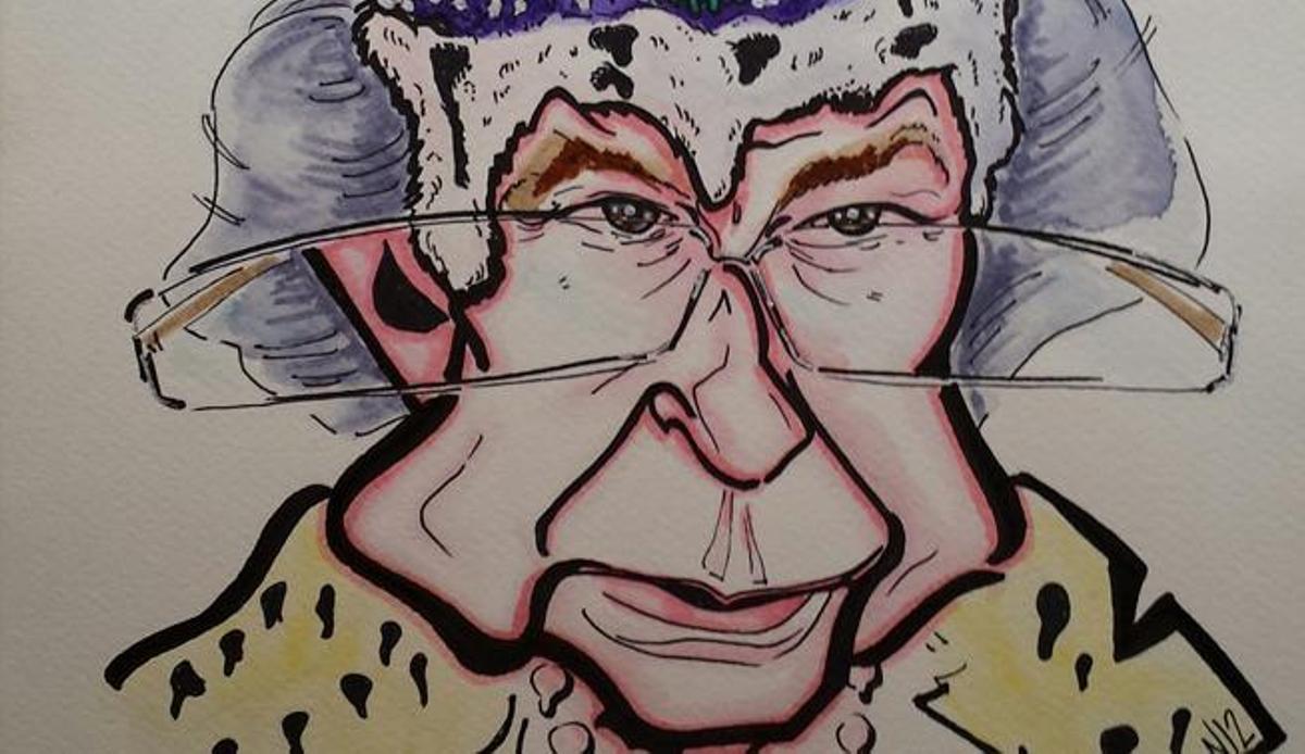 El artista Néstor Dámaso del Pino presenta su exposición 'Entre caricaturas'