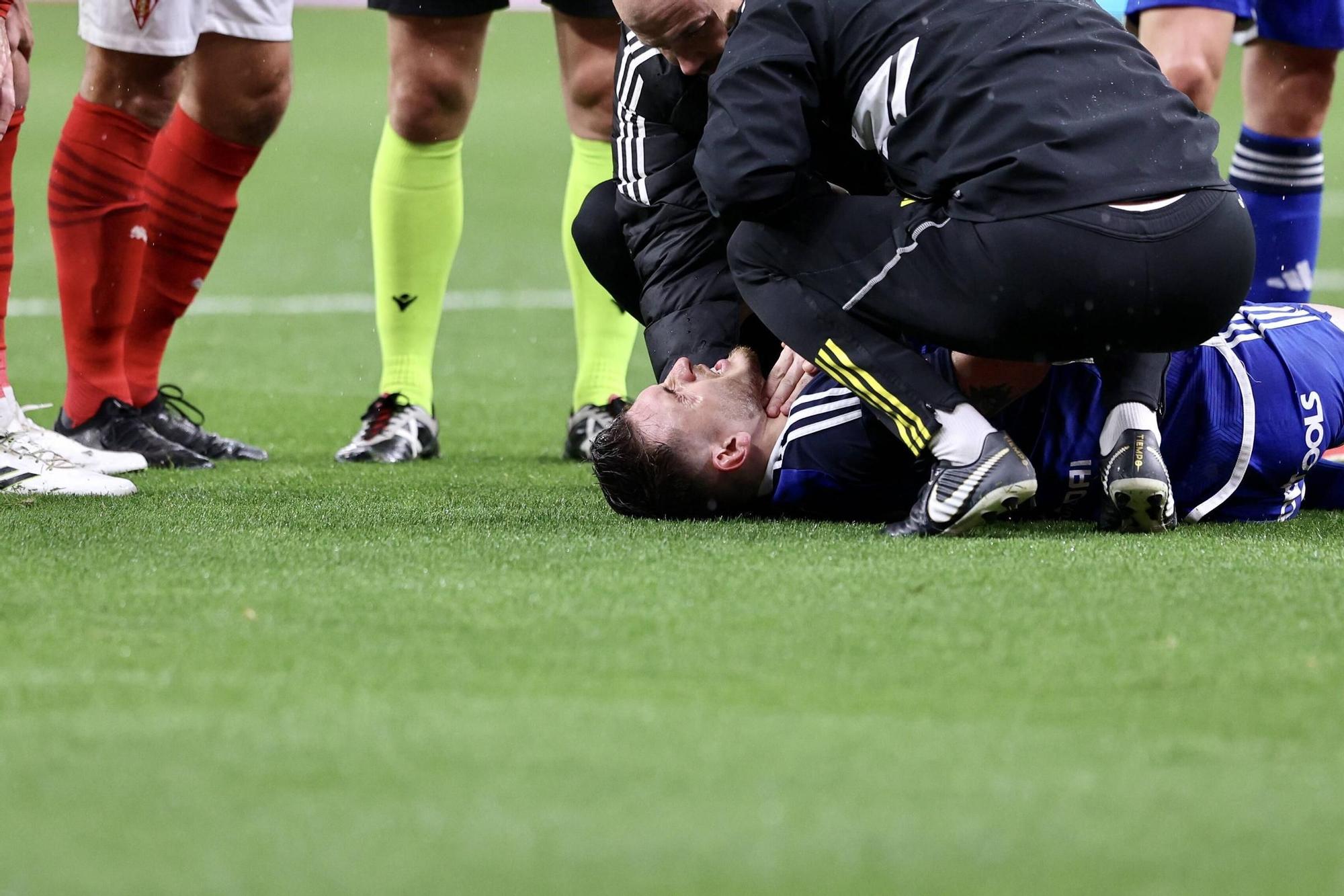 Real Sporting - Real Oviedo: el derbi en imágenes