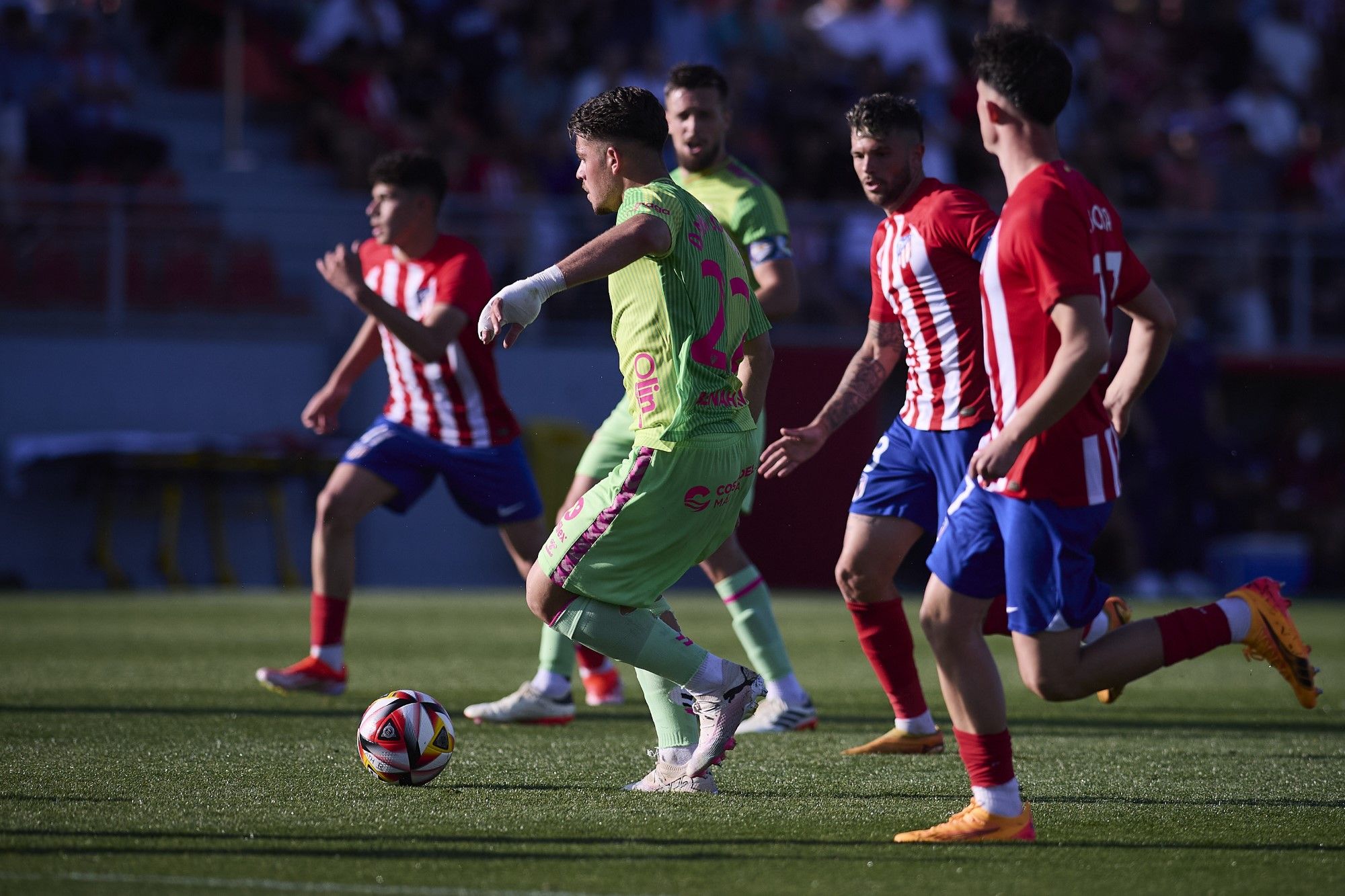 Primera RFEF | Atlético de Madrid B - Málaga CF, en imágenes