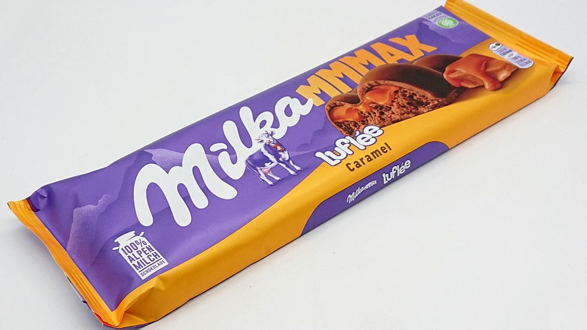 chocolate Milka 250G Mmmax Luflée Caramel