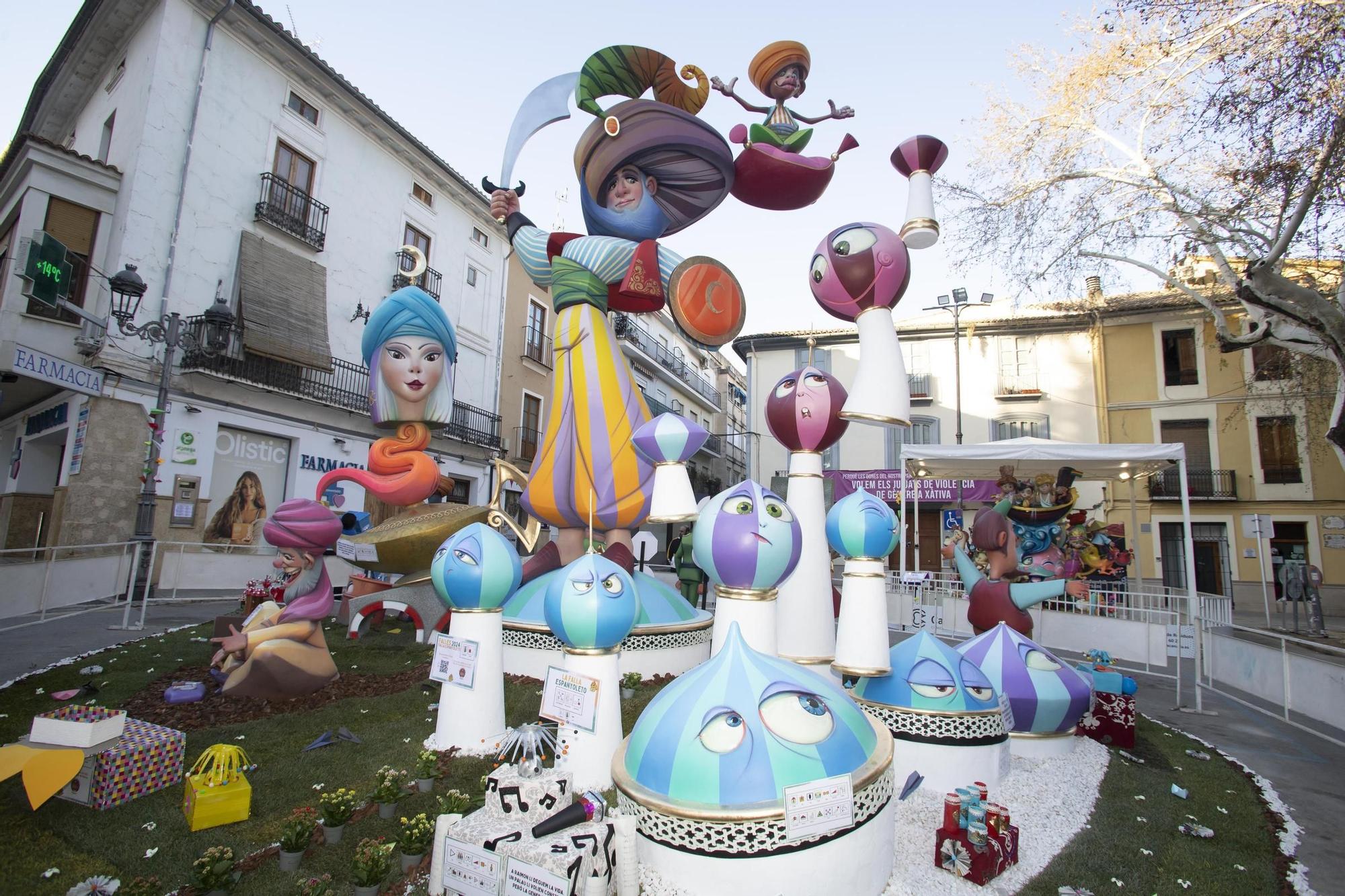 Así son las Fallas de las 19 comisiones de Xàtiva