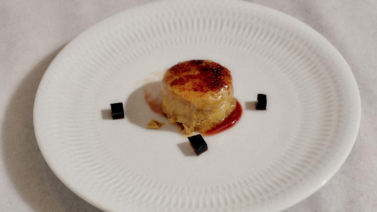 El 'foie' caramelizado que sirven en El Paladar.