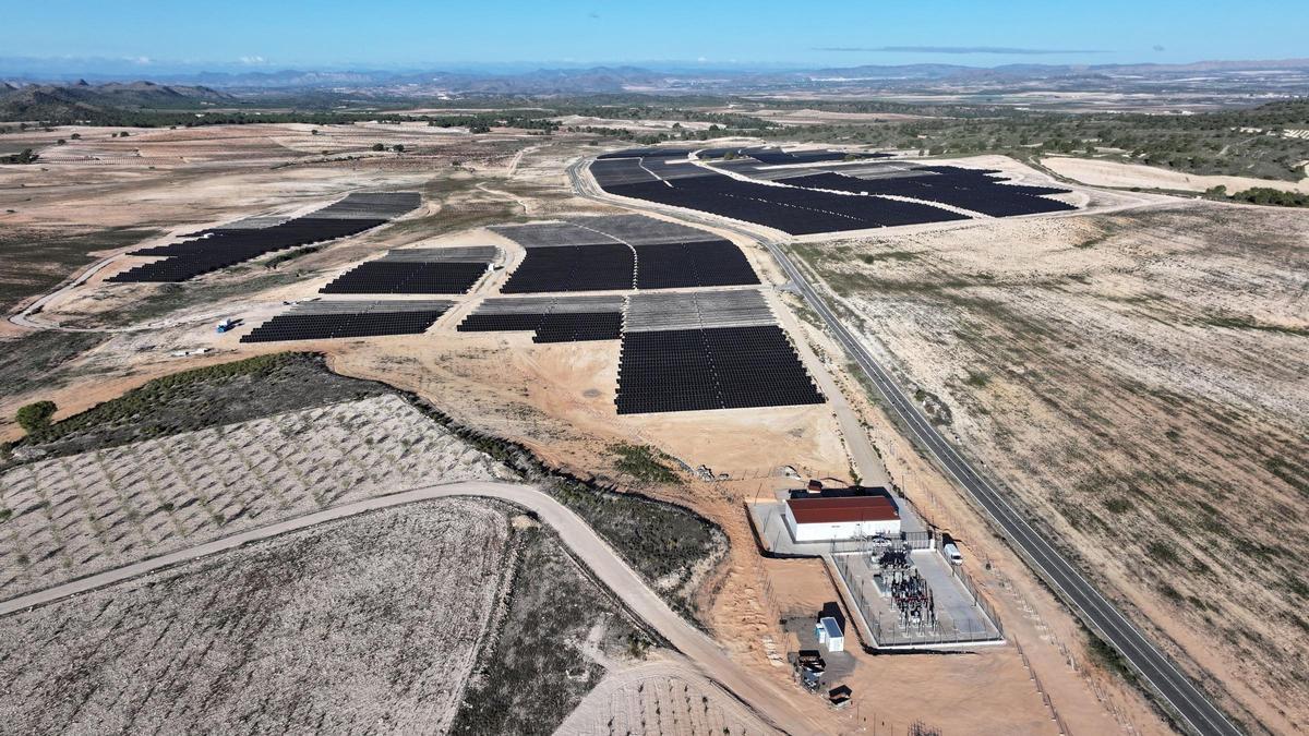 Planta fotovoltaica de Naturgy en Jumilla.