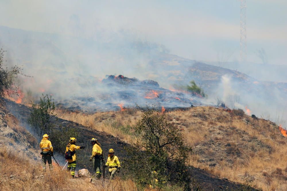 Se declara un incendio en Los Asperones