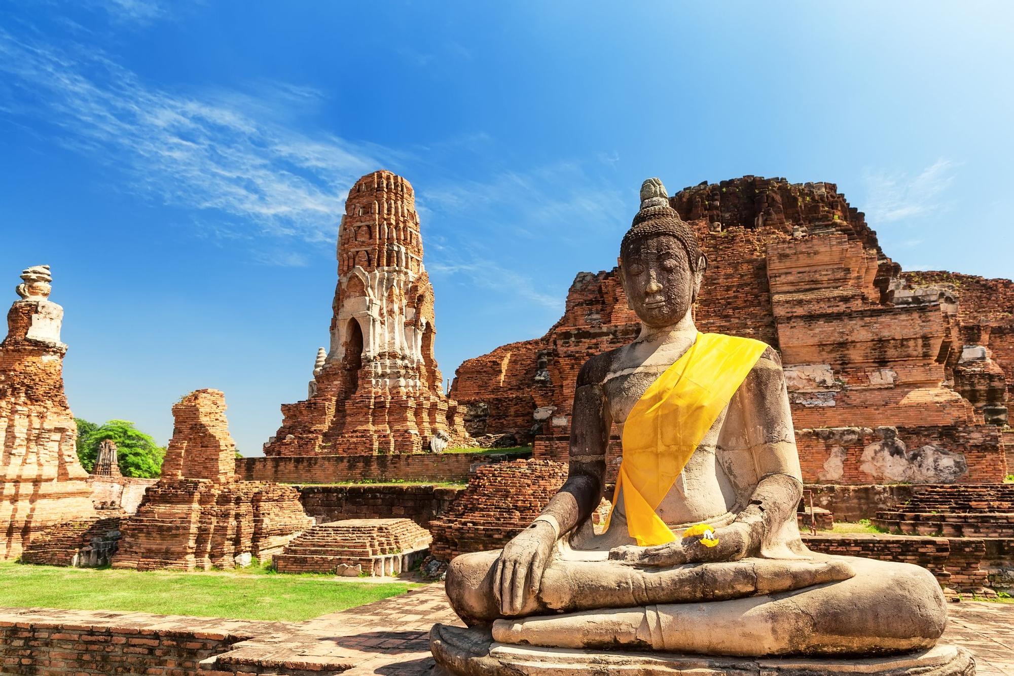 Wat Mahathat en Ayutthaya.