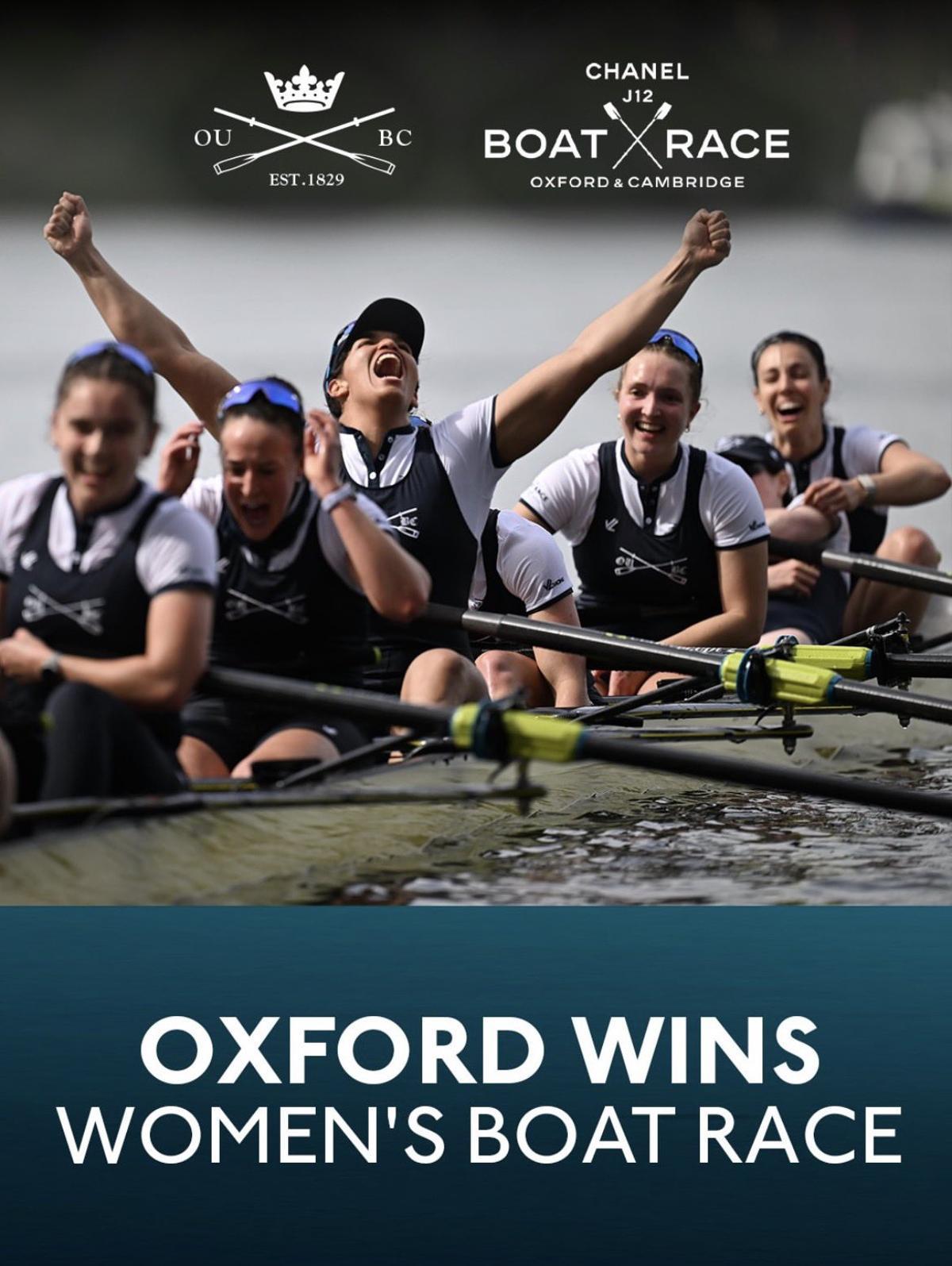Oxford ganó la histórica regata