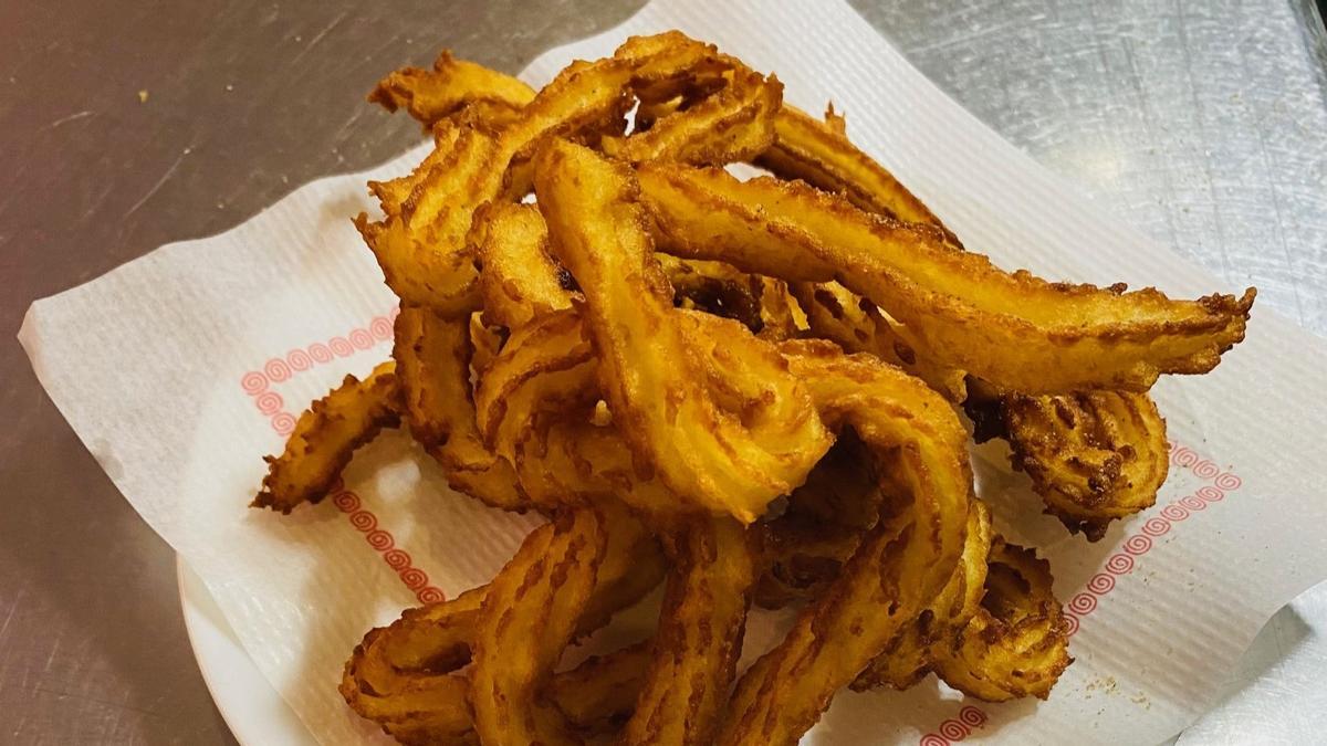 Churros de patata de la Señora Dolores.