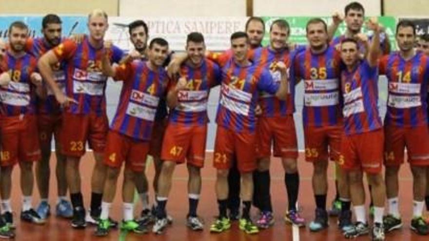 Componentes de la plantilla del Club Balonmano Almoradí