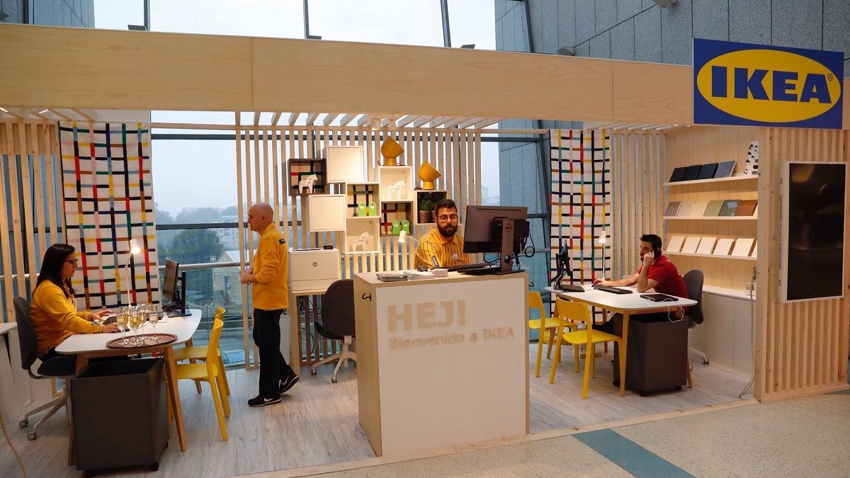 La oficina de Ikea en el centro comercial Gran Vía