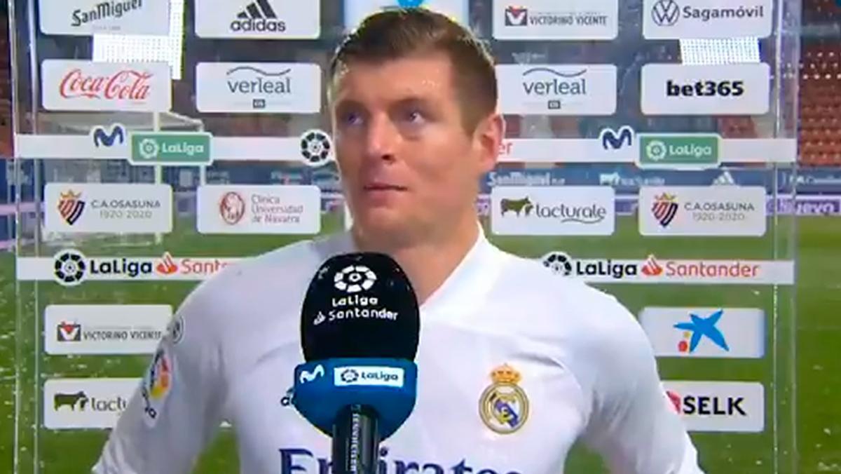 Kroos: No hay excusas con el campo