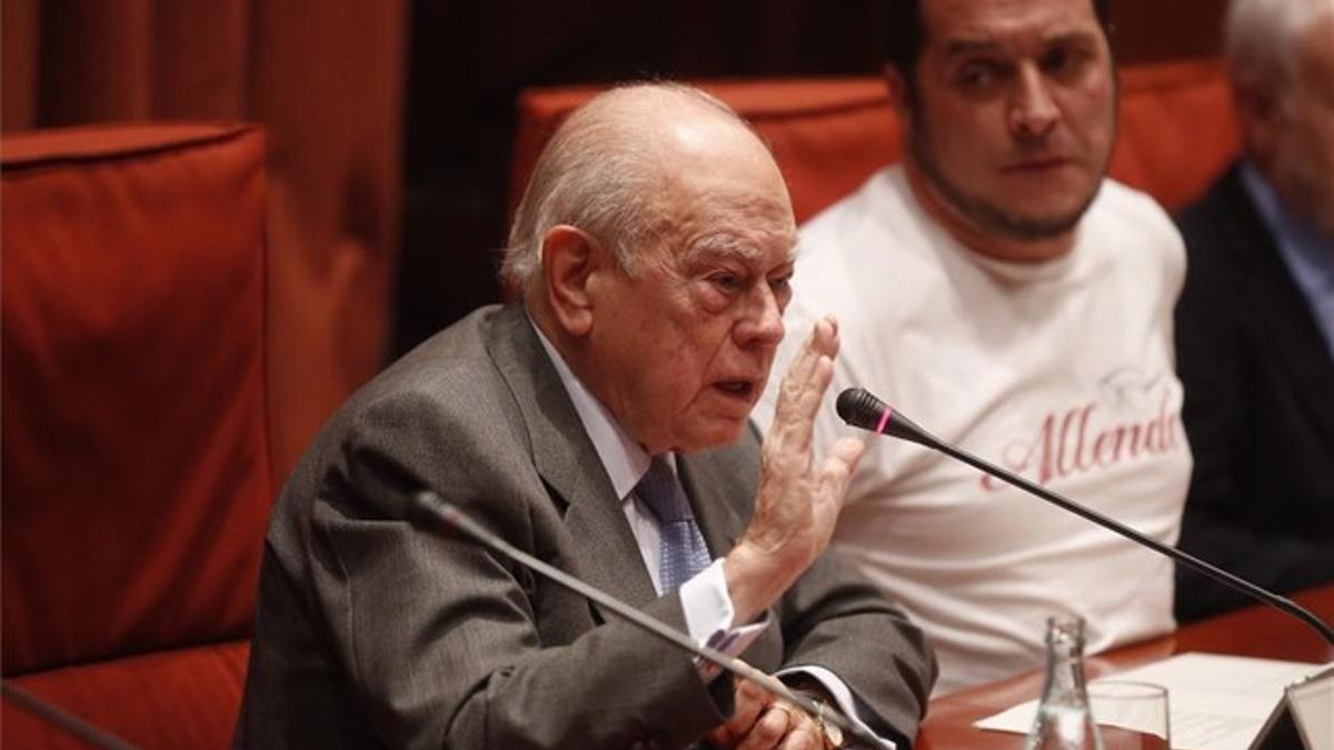 Jordi Pujol en el Parlament