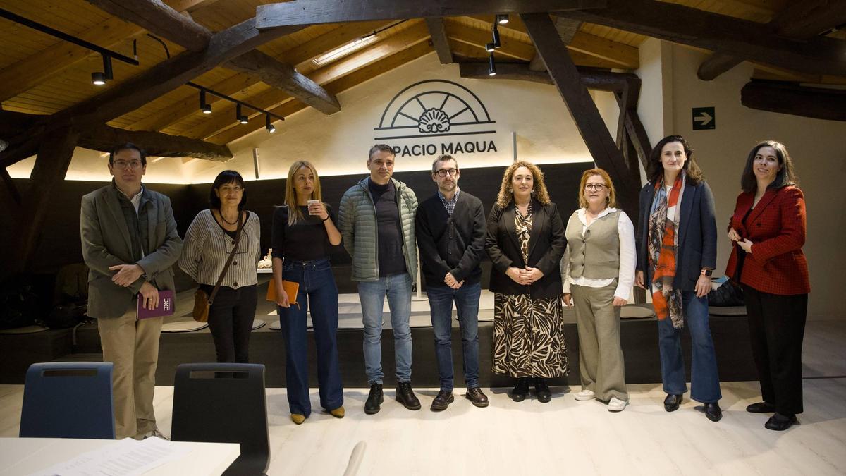 Inauguración del programa Ciencia y Tecnología en femenino, ayer, en el Espacio Maqua.