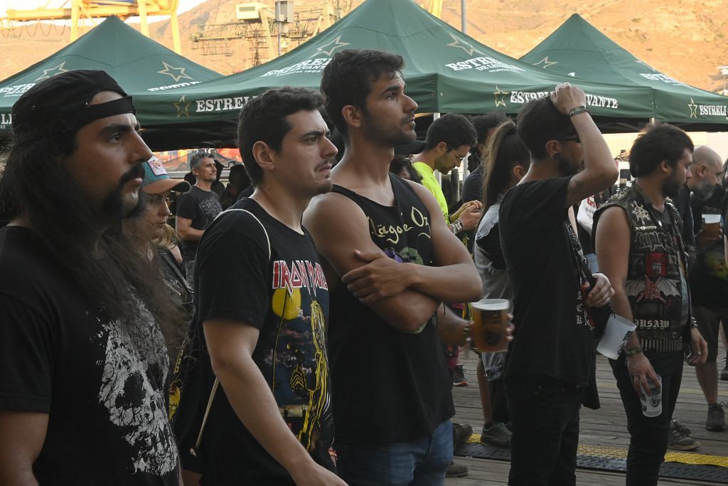 Ambiente de la segunda jornada del Rock Imperium Festival en Cartagena