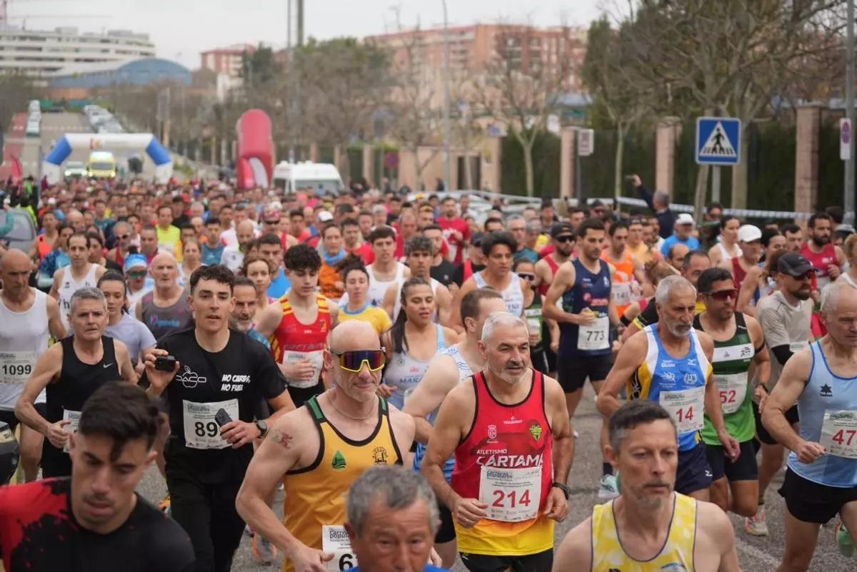 Salida de la pasada edición de la CP Los Califas 10K.