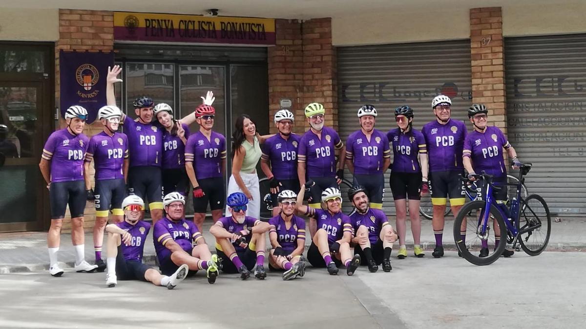 La Penya Ciclista Bonavista participa en el rodatge d’un anunci per a TV3