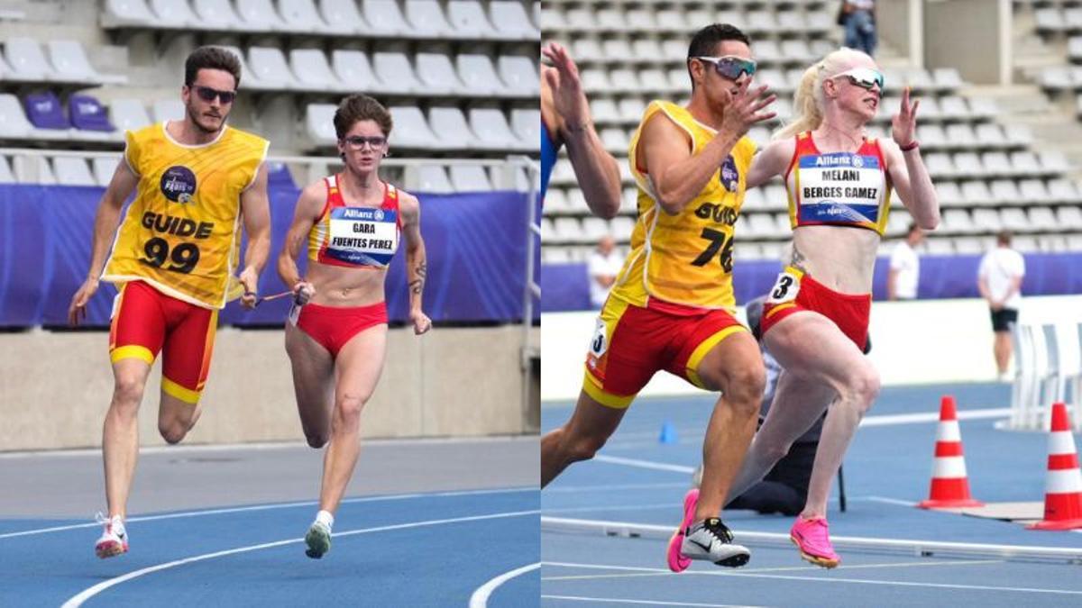 Gara Fuentes y Melani Berges, clasificadas para semifinales en el 200 metros T12.