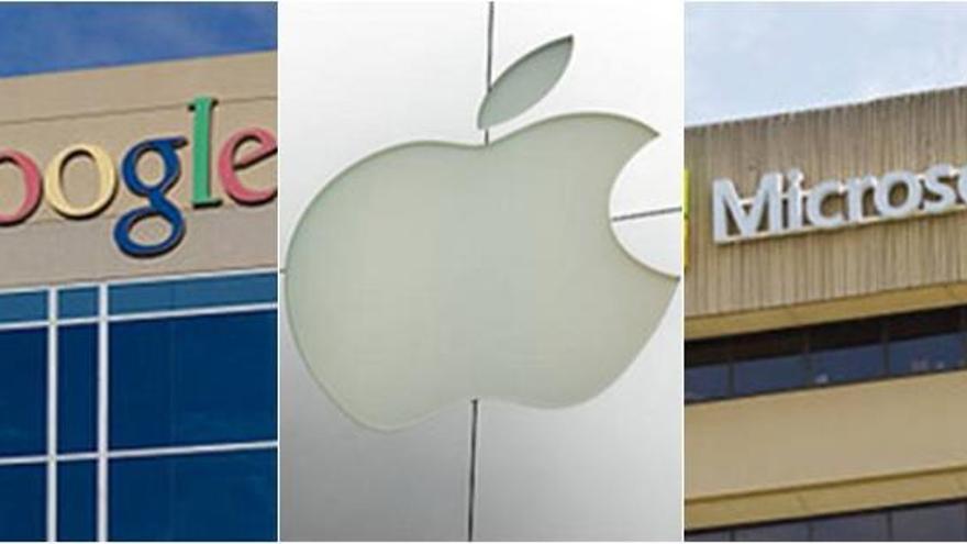 Google, Apple y Microsoft lideran el ranking.