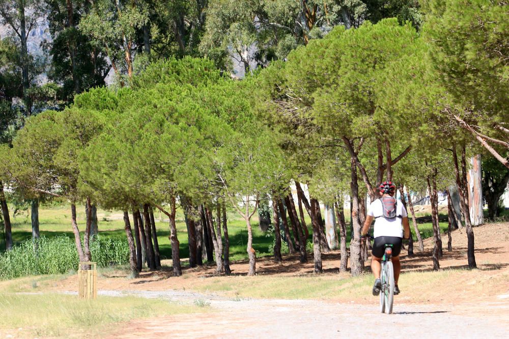 Inauguración del parque del Campamento Benítez.