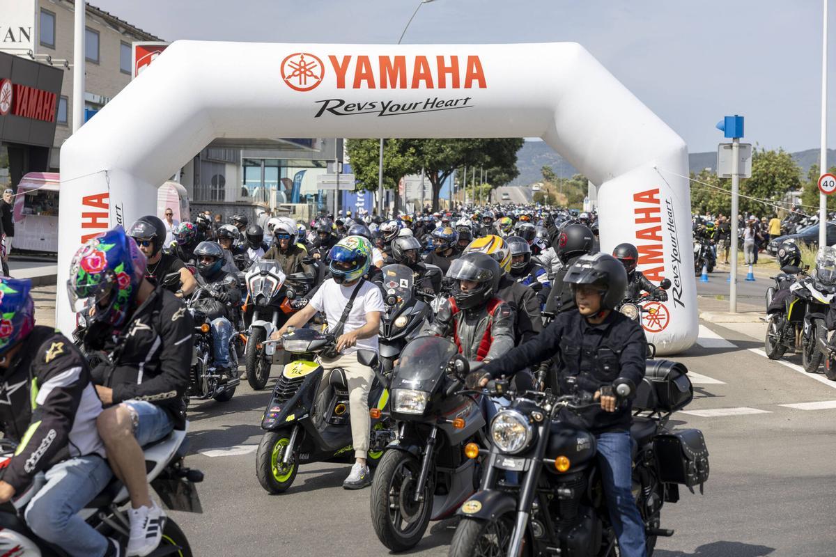 La décima edición de la Ruta Memorial Luis Salom ha congregado a algo más de 3.000 aficionados a las motos