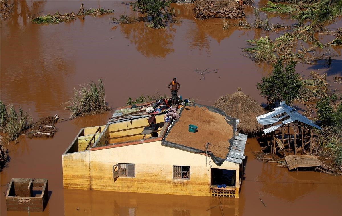 Efectos del ciclón Idai a su paso por Mozambique.