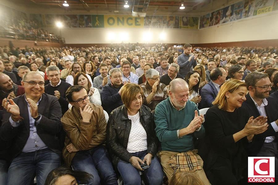 El PSOE de Córdoba con Susana Díaz en Madrid.