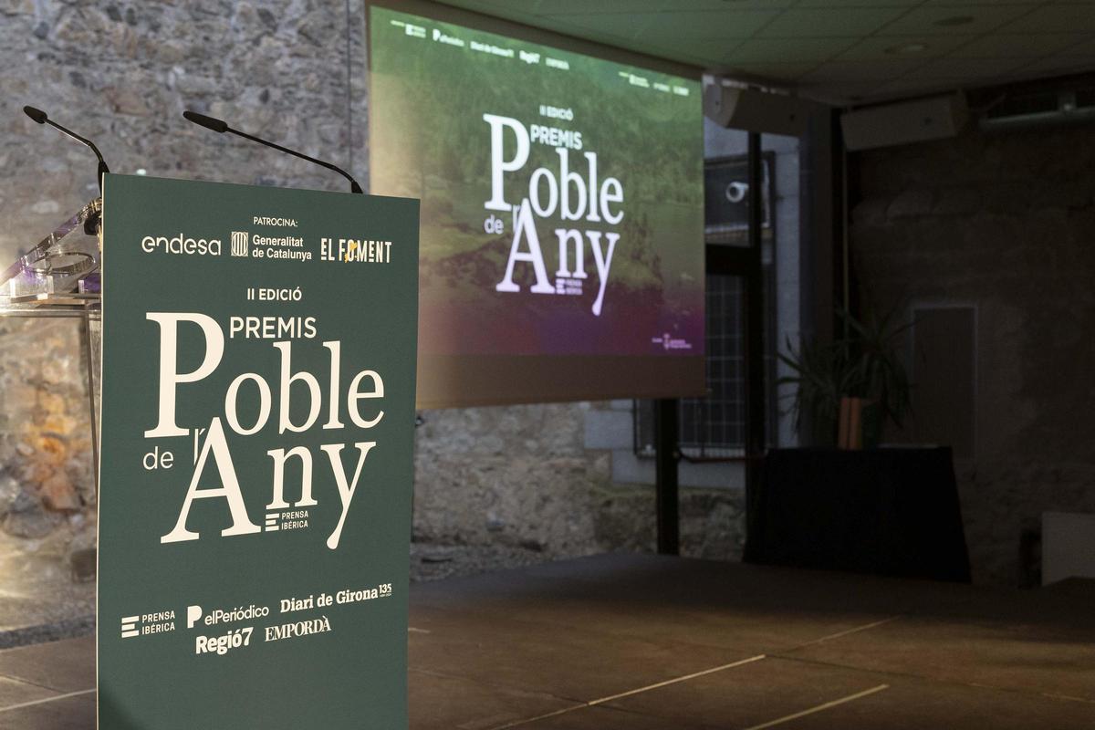 Gala de entrega Poble de lAny 2024 en el Castell de Calonge