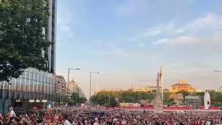 Celebración del Mundial en Madrid, en directo: los campeones del mundo realizan el recorrido hasta Cibeles
