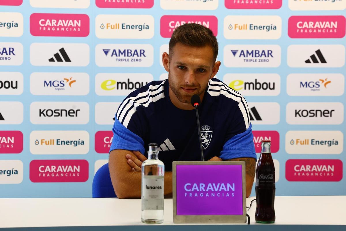 Diego González, durante su presentación.