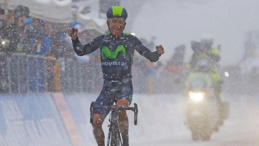 Nairo Quintana entra vencedor en el Terminillo