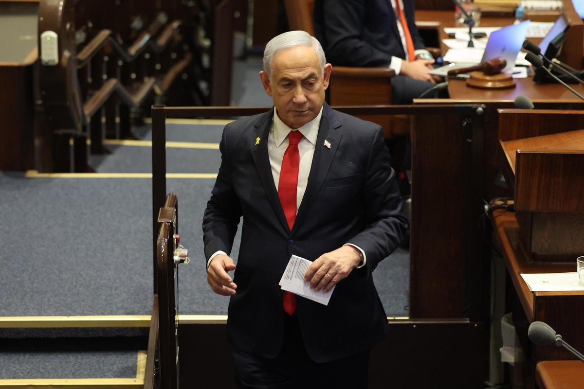 El primer ministro israelí, Binyamín Netanyahu.