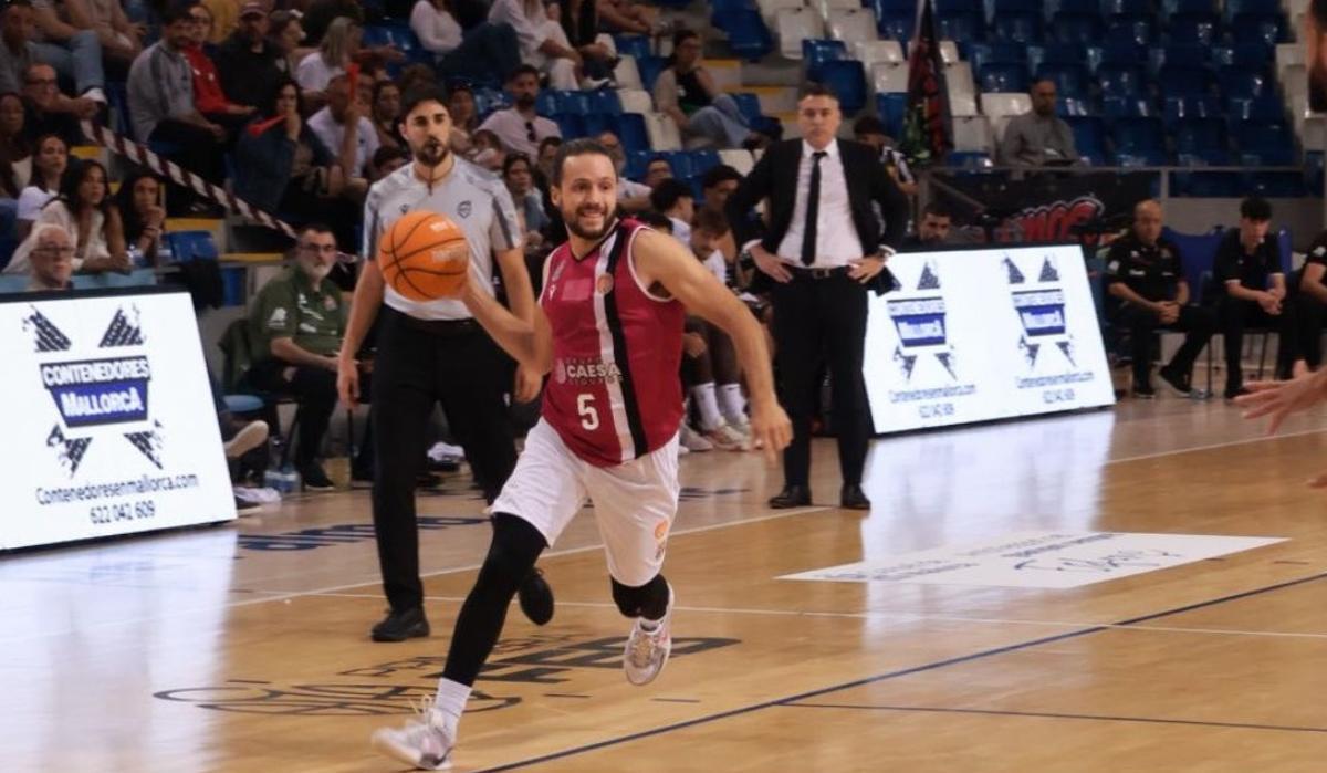 Alberto Martín, en el partido Fibwi Mallorca-Caesa Cartagena
