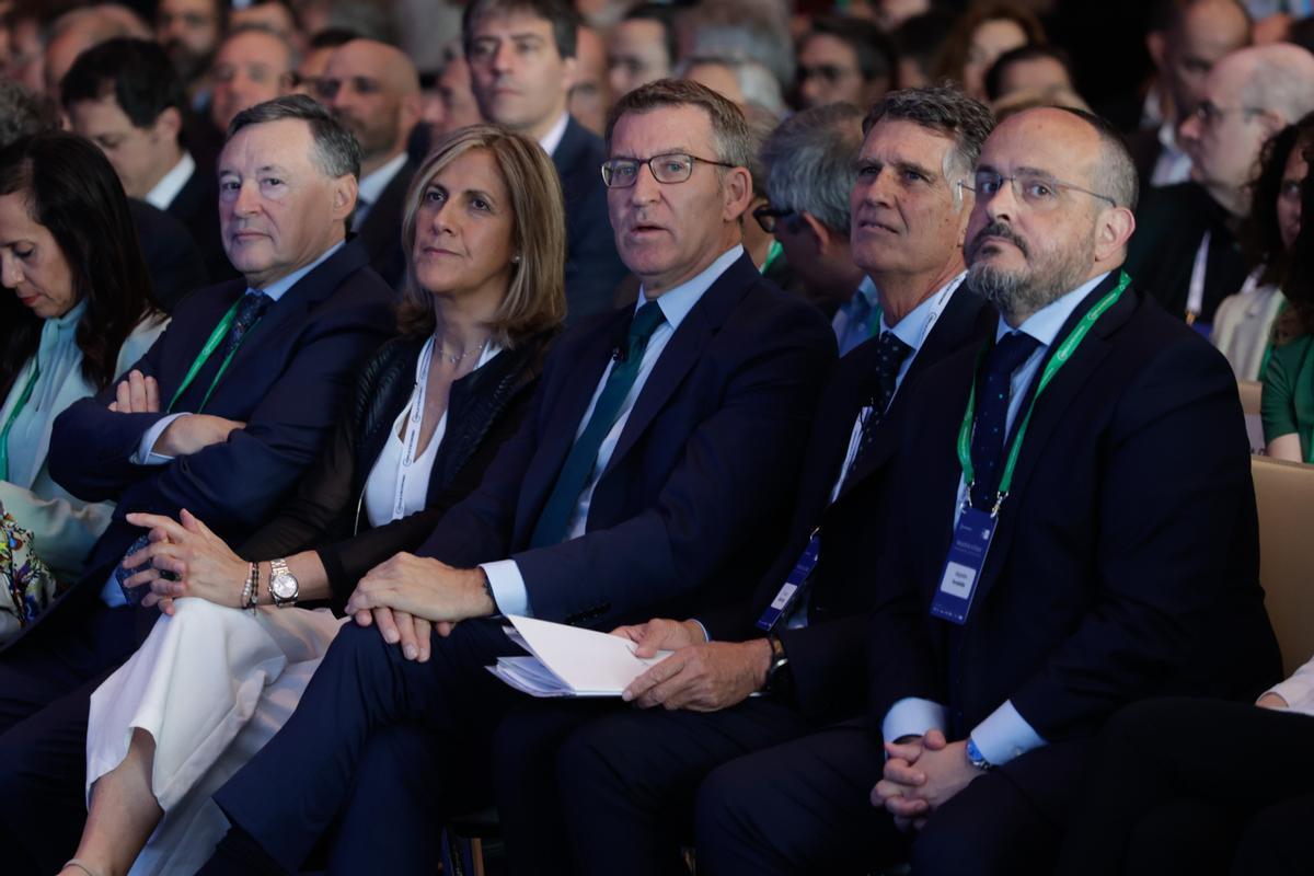 Alberto Núñez-Feijóo participa en el Cercle dEconomia