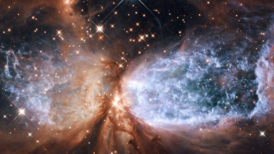 Una de las imágenes captadas por el telescopio Hubble.