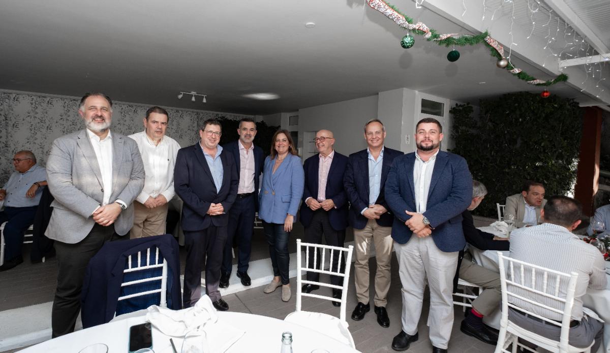 Instantánea del encuentro navideño de Fedeport