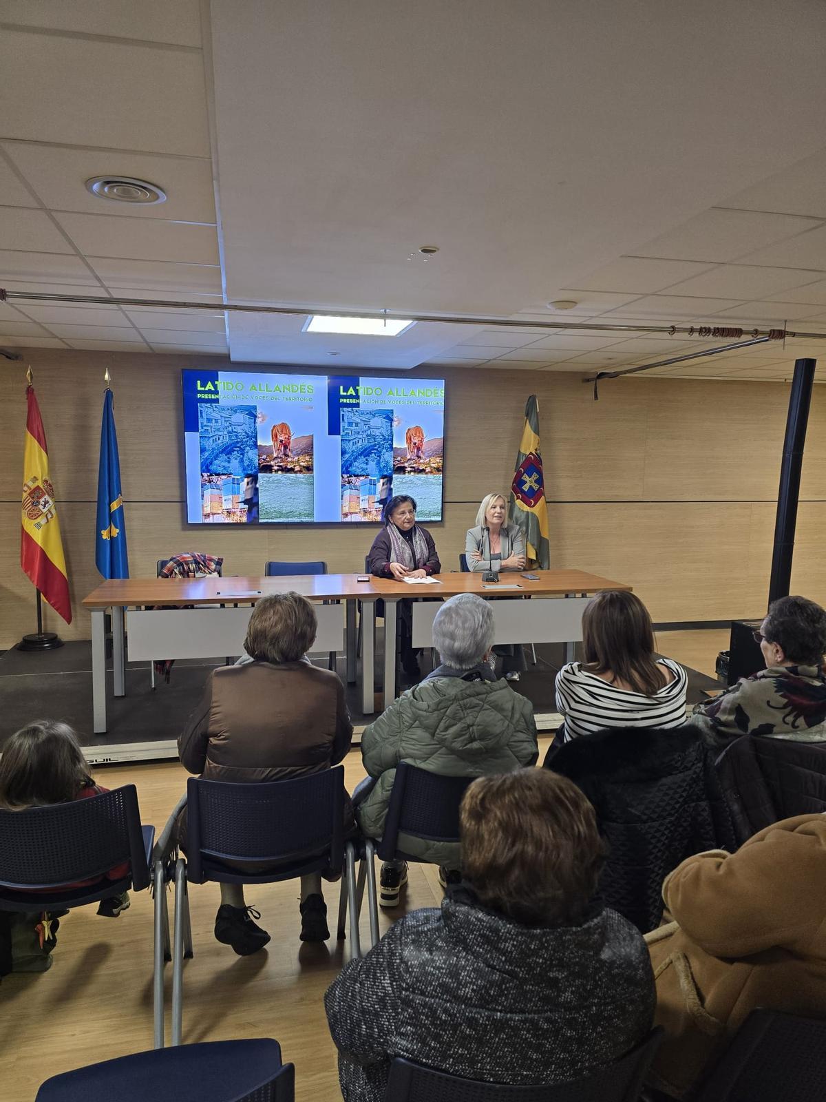 Presentación del vídeo "Latido allandés".