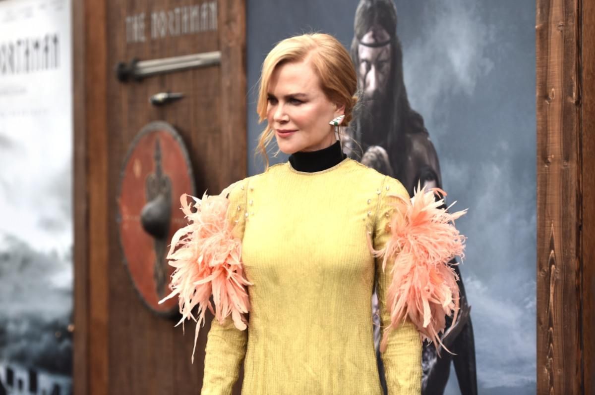 Nicole Kidman, en el estreno de 'The Northman', con un vestido de Prada