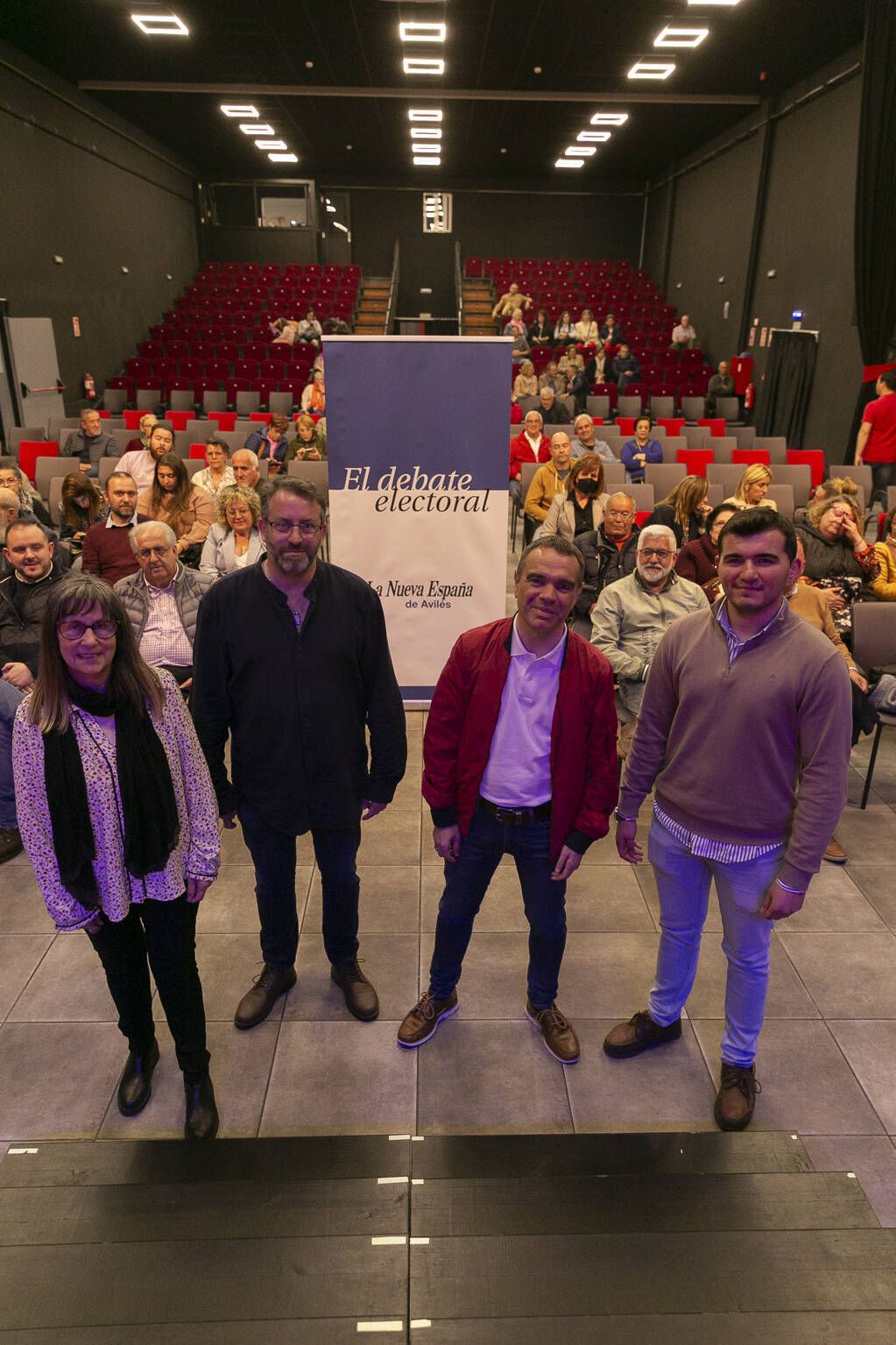 EN IMÁGENES, el debate electoral organizado por LA NUEVA ESPAÑA en Corvera