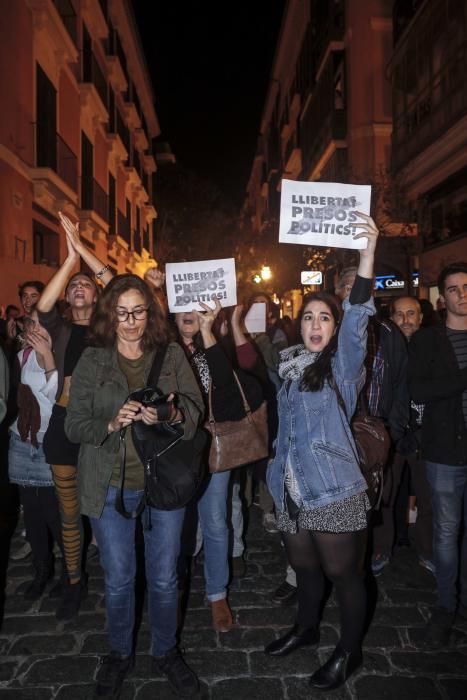 1.500 Mallorquiner demonstrieren für die Freilassung der politischen Gefangenen