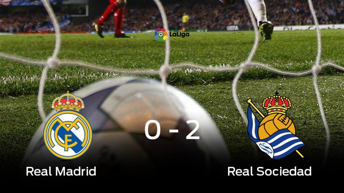 La Real Sociedad vence por 0-2 al Real Madrid