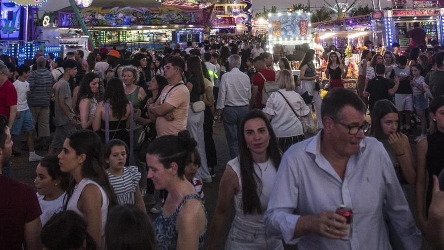 Ambiente en el ferial, el pasado jueves.