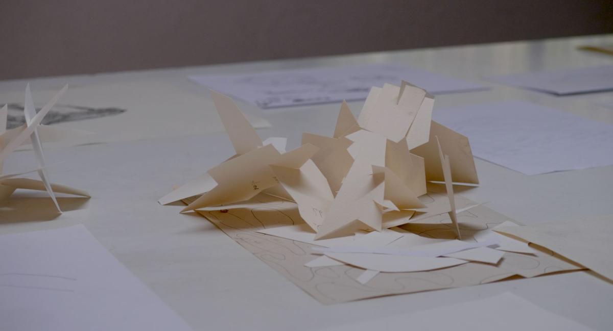 Una de les obres de Job Ramos per a l'exposició.