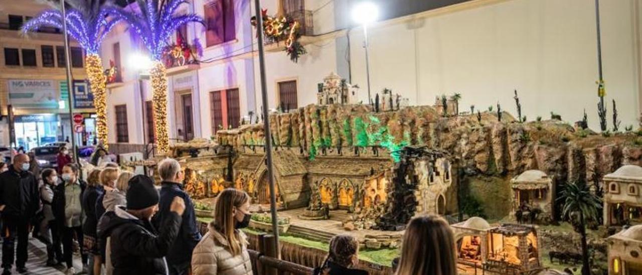 Belén Monumental del Ayuntamiento de Torrevieja en la Navidad de 2021
