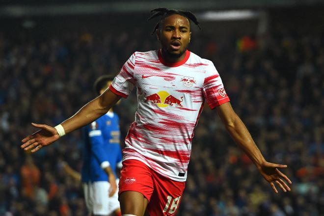 Christopher Nkunku (el jugador quiere salir, aunque el RB Leipzig no quiere vender)