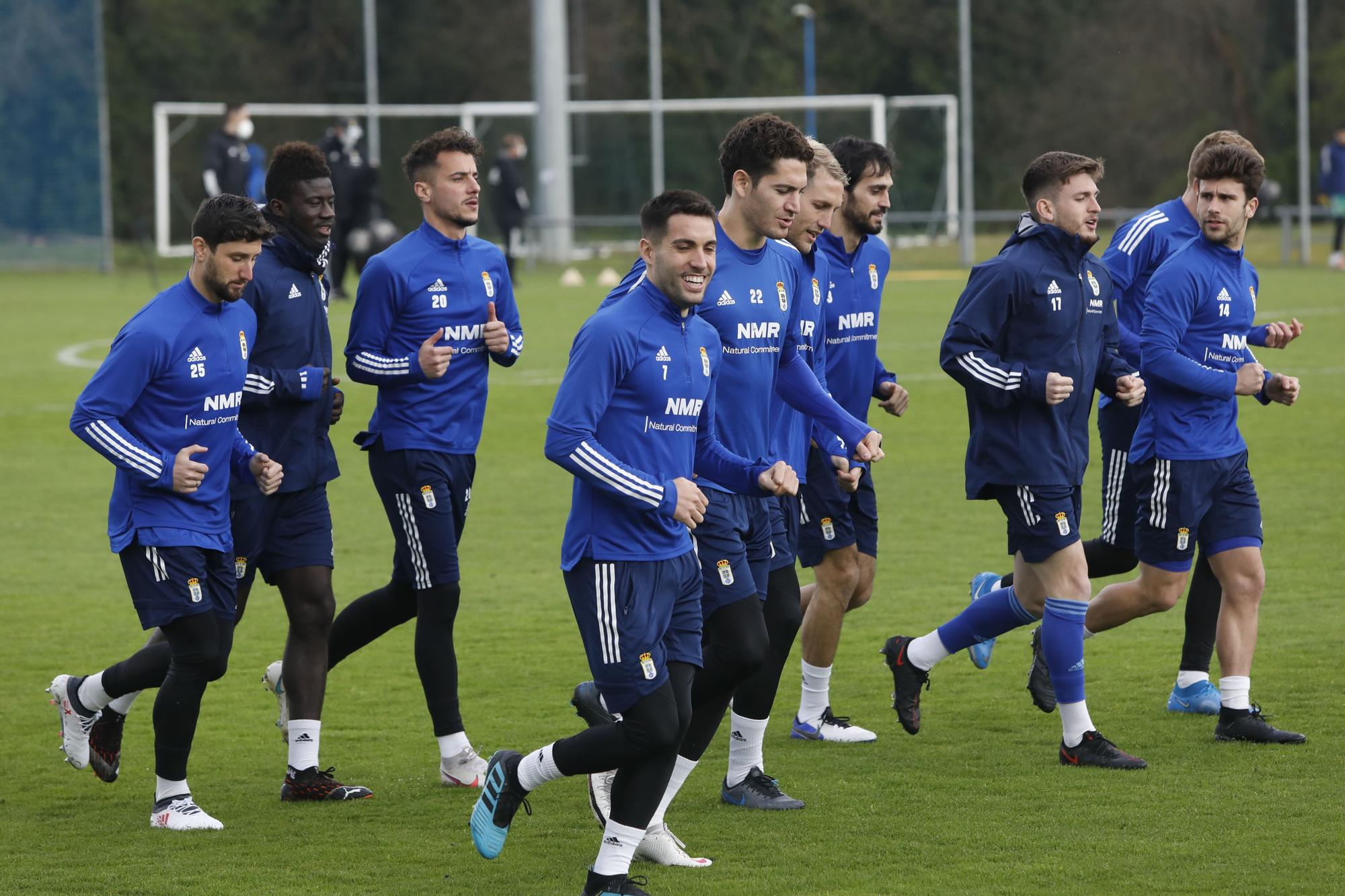 El entrenamiento del Oviedo