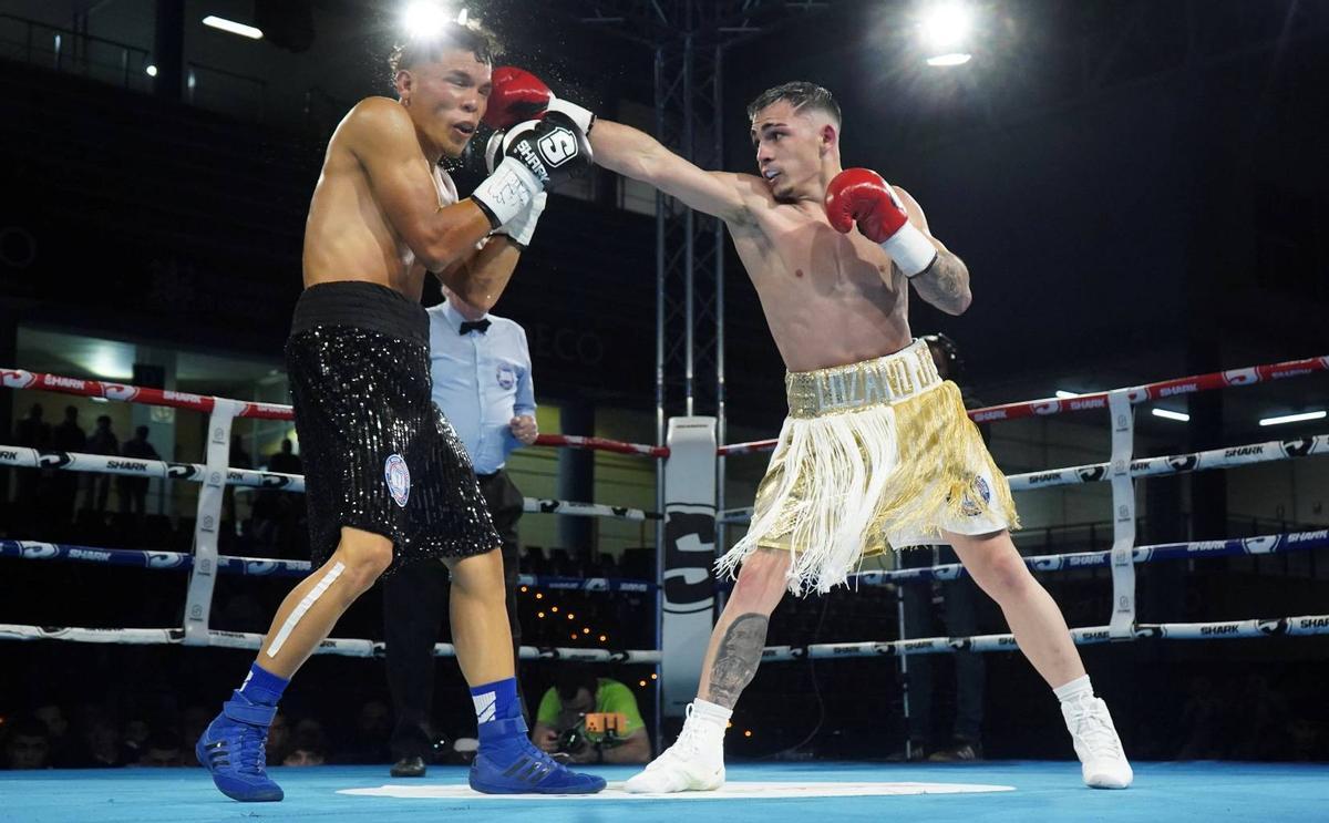 Rafa Lozano, en el reciente combate celebrado en Córdoba por el título iberoamericano.