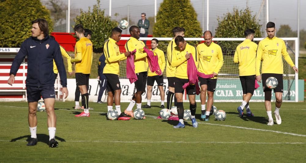 Entrenamiento del Sporting