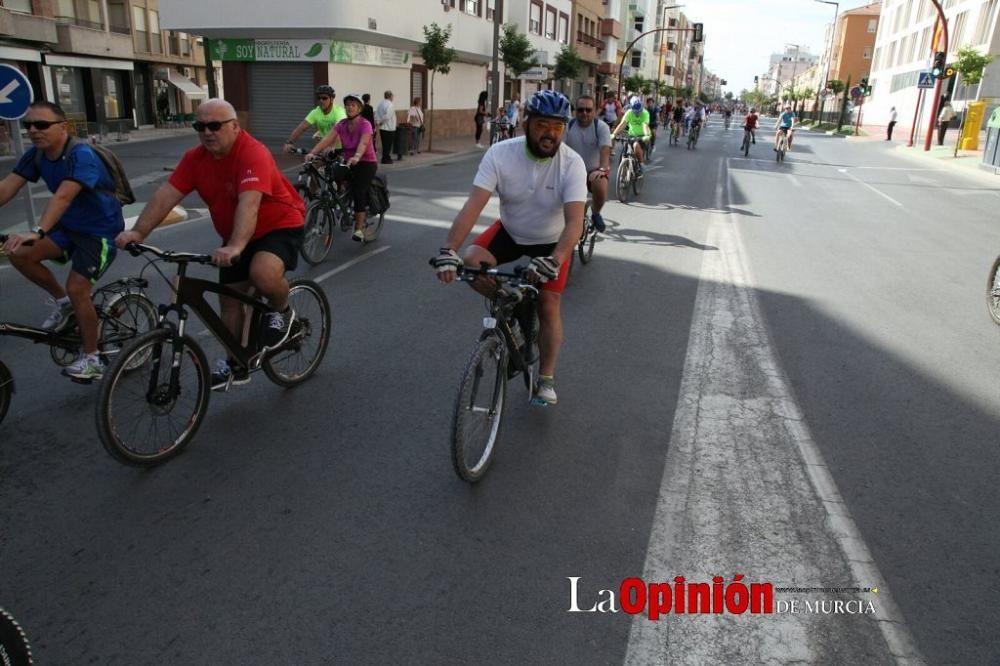 Ciclopaseo para clausular en Lorca los JDG