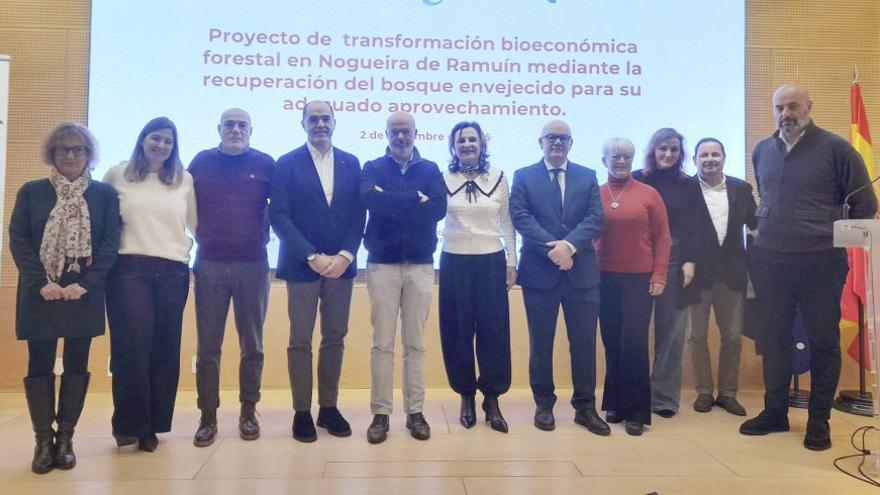 Eladio Santos y Alfredo Fernández, en Nogueira. |  FdV