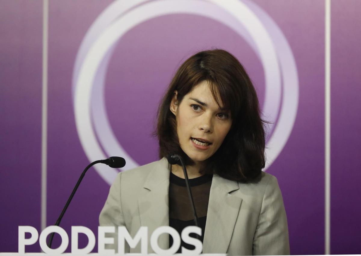 La coportavoz de Podemos, Isa Serra.
